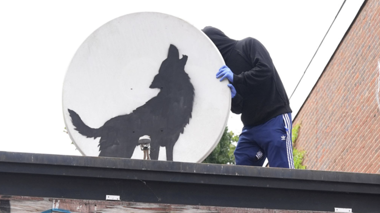 Artwork by Banksy Stolen Hours After Unveiling in South London